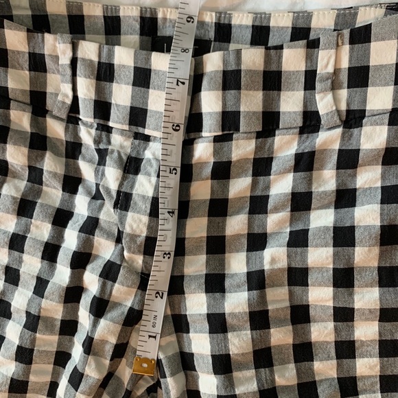 Loft Gingham Crop Pants - Picture 6 of 8